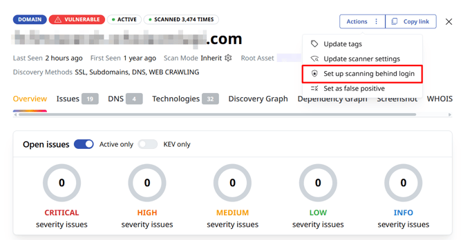 1-attaxion-actions-menu-set-up-scanning-behind-login